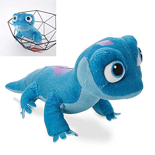 yuailiur Bruni Salamander Película Personaje Felpa Animal Relleno, Lagartija De Lagarto De Fuego De La Felpa Relleno Juguete Pequeños Niños Lindo Animal San Valentía Regalo Azul