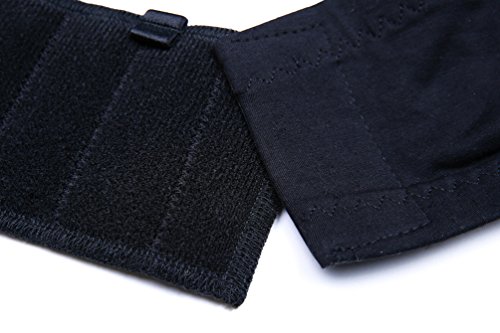 Yuanu Mujer Sujetador para sacaleches Extractor de Leche Manos Libres Sin Aros Negro M