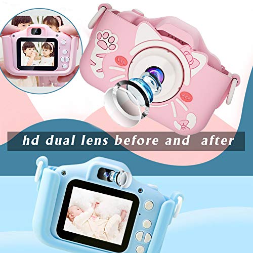 YUDOXN Set de Cámara de Fotos Digital para Niños con Juegos, Cámara Infantil con Tarjeta de Memoria Micro SD 32GB, Cámara Digital Video Cámara Infantil para Niños Regalos deCumpleaños, 1080P …