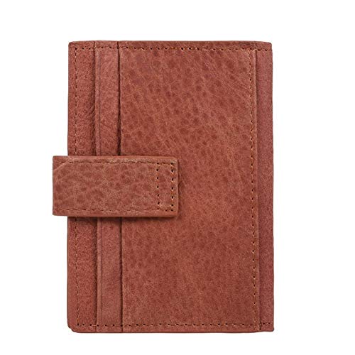 YuJian12 Billetera Retro para Hombre Billetera multifunción Billetera de Documentos Cortos Men's Flip Coin Purse (Color : Green)