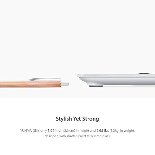 Yunmai SE - Báscula de embarazo, medidor y aplicación para iPhone y Android