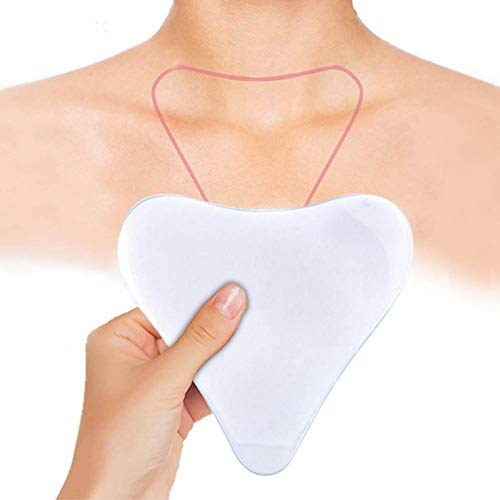 Yunt Chest Pads, 10pcs Silicone Anti Wrinkle Chest Pad para Arrugas en el Pecho, prevención de Arrugas