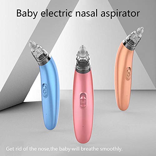 YUXINCAI Aspirador Nasal Eléctrico para Bebés Recién Nacidos, Pantalla LCD De Carga USB con 2 Niveles para Ajustar, 4 Tamaños De Puntas De Silicona Aspirador Nasal Portátil para Bebés