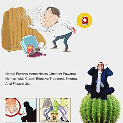YUYIHAN Crema de hemorroides a Base de Hierbas Chinas Síntesis de Plantas Naturales de montaña Profunda Alivia la picazón Ardor y molestias (1PCS)