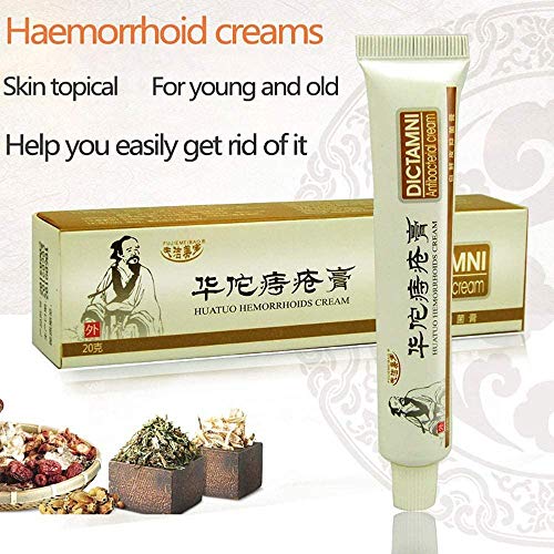 YUYIHAN Crema de hemorroides a Base de Hierbas Chinas Síntesis de Plantas Naturales de montaña Profunda Alivia la picazón Ardor y molestias (1PCS)