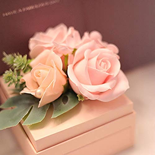 YWSZJ - Caja de madera para joyas, organizador de joyas, collares, anillos, pendientes, joyas, almacenamiento de exhibición, gran regalo para mujeres y niñas