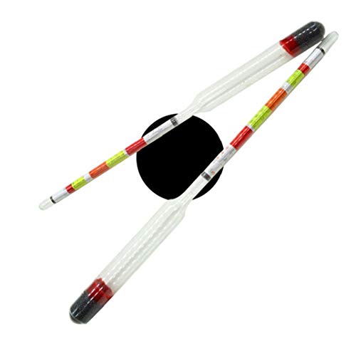 YZLSM Triple Escala de hidrómetro para la elaboración de Cerveza casera Triplescale probador de cervecería Suministros y Home Brew Vino Que Hace el Equipo para la Cerveza y el Vino Hacer Suministro