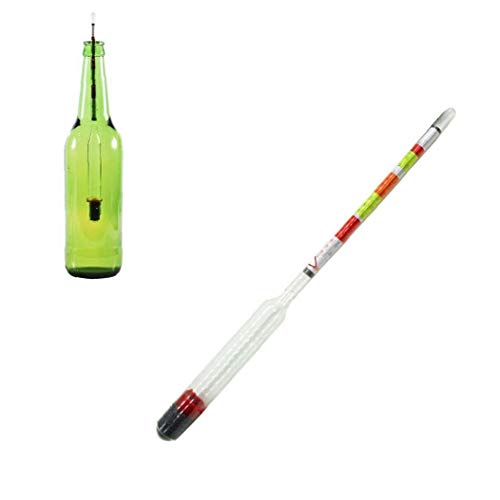 YZLSM Triple Escala de hidrómetro para la elaboración de Cerveza casera Triplescale probador de cervecería Suministros y Home Brew Vino Que Hace el Equipo para la Cerveza y el Vino Hacer Suministro