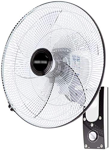 YZPFSD De Pared Ventilador de Pared HAAP Pulgadas monofásico FAN-18 montado de circulación Comercial, Izquierda y Derecha Swing de ventilación del Ventilador Comercial de hogar/Oficina - Negro