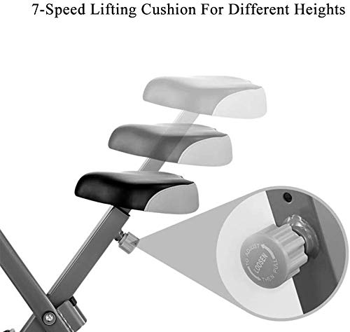 YZPJSQ Cubierta de Bicicleta de Ejercicios, Plegable magnético Vertical Bicicleta/Soporte Interior Bici Bicicleta estacionaria/for Montar en Interiores/Bicicleta reclinada/Plegable Excersize biciclet