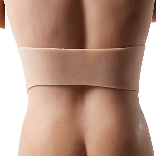 YZZ Silicona Falsa Integrada del Vientre Falso Sustituto del Actor Sustituto Embarazada S-2XL Vientre Falso De Gran Tamaño,Flesh,L