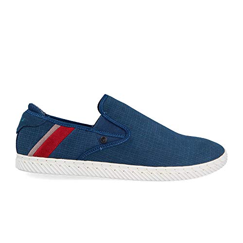 Zapatilla Sneaker Yumas Wyatt Denim Fabricado en Piel Serraje Plantilla Latex para últimos Días Remate