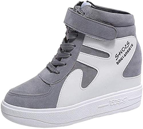 Zapatillas de Cuña Plataforma Deportivo de Terciopelo para Mujer Otoño Invierno 2018 Moda PAOLIAN Cómodos Zapatos de Alta Ayuda Señora Casual Calzado Impermeables Dama Talla Grande Espadrilles