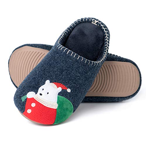 Zapatillas De Estar por Casa Mujer Invierno Espuma de Memoria Zapatillas de casa Antideslizantes Suave Pantuflas Animales Mujer Hombre