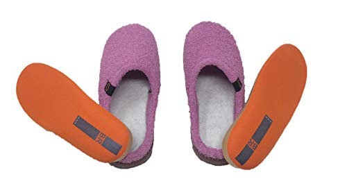 Zapatillas de Estar por casa/Mujer/Biorelax/Apto Plantilla ortopedica/Plantilla Normal con cámara de Aire/Algodón Rizo/Talla 41