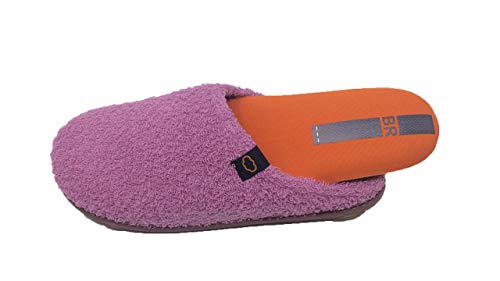 Zapatillas de Estar por casa/Mujer/Biorelax/Apto Plantilla ortopedica/Plantilla Normal con cámara de Aire/Algodón Rizo/Talla 41