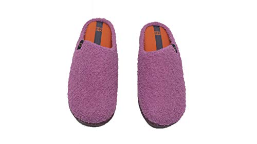 Zapatillas de Estar por casa/Mujer/Biorelax/Apto Plantilla ortopedica/Plantilla Normal con cámara de Aire/Algodón Rizo/Talla 41