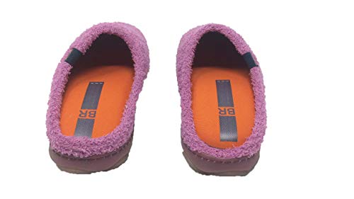 Zapatillas de Estar por casa/Mujer/Biorelax/Apto Plantilla ortopedica/Plantilla Normal con cámara de Aire/Algodón Rizo/Talla 41