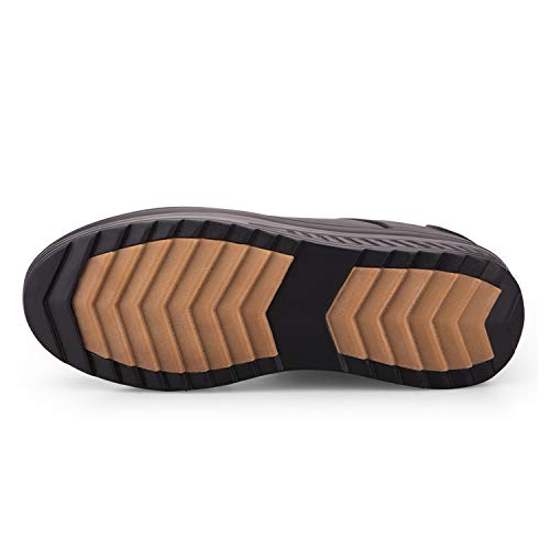 Zapatillas Deportivas Mujer Calzado Deportivo para Adelgazar y Elásticas Zapatos de Plataforma de Cuña de Fitness Zapatos Casuales Zapatillas de Andar Antideslizantes Portátiles Cómodas Negro, 38 EU
