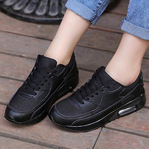 Zapatillas Deportivas para Mujer, Zapatos Deportivos Informales al Aire Libre de Malla Transpirable a la Moda, Zapatillas Deportivas con Cordones de Primavera y otoño