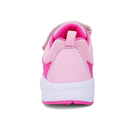 Zapatillas Deportivas Unisex para Niños Zapatillas de Correr Transpirables para Niñas Zapatillas Ligeras, Rosa, 28 EU