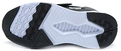 Zapatillas Running Niño 27 Infantil Zapatillas Sneakers Unisex Zapatos Deportivos Running Shoes Velcro Al Aire Calzado Trekking Ligero Transpirables Gris