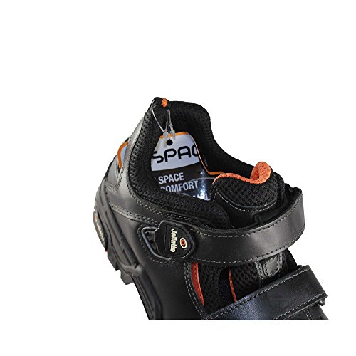 Zapatos de Trabajo Jallatte Jalkristall SAS S1P SRC Profesional de los Zapatos de la Sandalia Negro B-Stock, Tamaño:42 EU