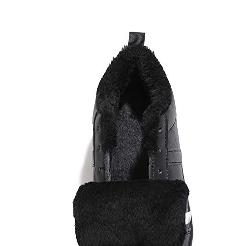 Zapatos Deporte Mujer Nieve Zapatillas de Deportivos Zapatos para Caminar Gimnasia Ligero Sneakers Invierno Plataforma Botas de Botines 37.5EU = Fabricante:38 Negro Q