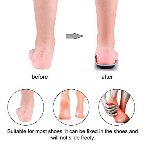 Zapatos Plantillas-Mujer-Hombre-arco-soporte Ortopédicas Plantillas Alivio del dolor en el pie para la fascitis plantar, pie plano, espolones en el talón (37-38 EU (240mm), Orange-V125)