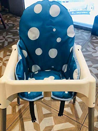 ZARPMA bebe Cojines para de Ikea Antilop Trona ,Lavable, Plegable, Silla Alta Cojines para Bebé,No Incluye Trona y CinturóN de Seguridad