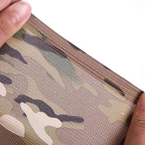 ZARRS Pasamontañas Bicicleta,Balaclava Transpirable Máscara Facial Calentar Ligera Hombres Mujeres para Actividades al Aire Libre Motociclismo Bicicleta Deportes Nylon Camuflaje