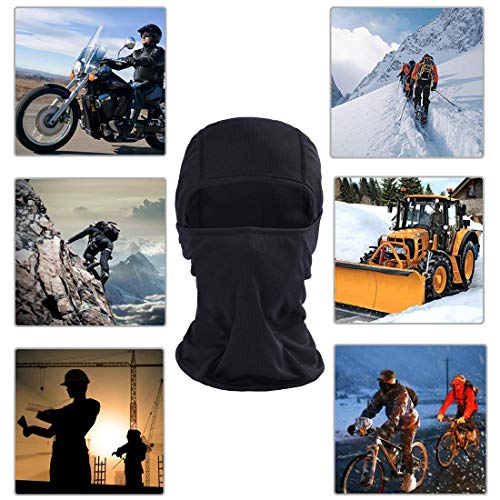 ZARRS Pasamontañas Bicicleta,Balaclava Transpirable Máscara Facial Calentar Ligera Hombres Mujeres para Actividades al Aire Libre Motociclismo Bicicleta Deportes Nylon Camuflaje