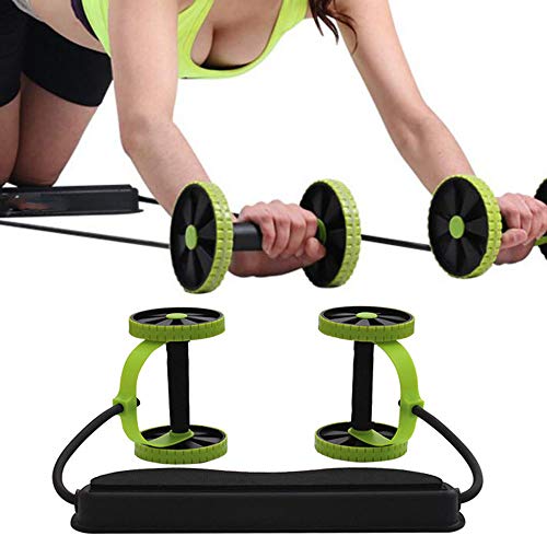 ZCED AB Roller Wheel Entrenador De Músculos Abdominales Multifuncional Fitness Body Building Brazo Cintura Pierna Ejercicio Pull Rope Fitness Machine