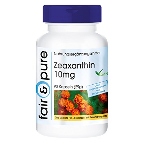Zeaxantina 10mg - Natural - de Flor de Cempasúchil - Vegana - 90 Cápsulas
