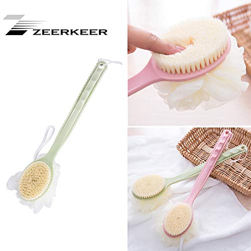 Zeerkeer - Cepillo para la Espalda, para exfoliar la Piel, Drenaje linfático y Cepillo anticelulítico