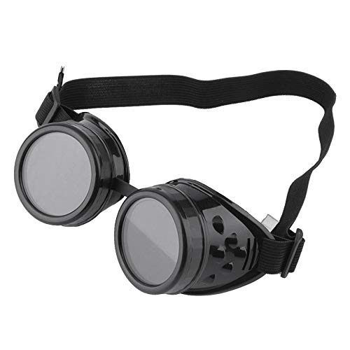 ZengBus Gafas cibernéticas profesionales Gafas Steampunk Soldadura vintage Punk Gótico Victoriano Deportes al aire libre Gafas de sol de bicicleta - Negro