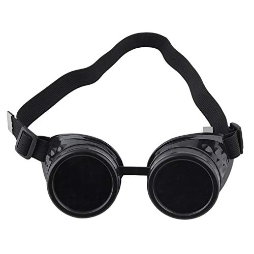 ZengBus Gafas cibernéticas profesionales Gafas Steampunk Soldadura vintage Punk Gótico Victoriano Deportes al aire libre Gafas de sol de bicicleta - Negro