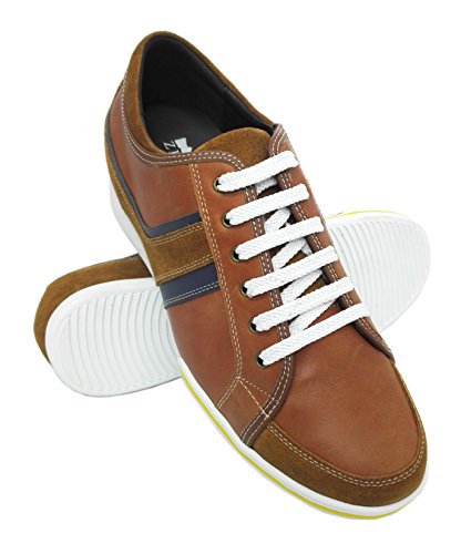 Zerimar Zapatos con Alzas Hombre| Zapatos Deportivos con Alzas Que Aumenta su Altura + 6 cm| Zapatillas Hombre de Vestir| Zapatos Hombre Casuales