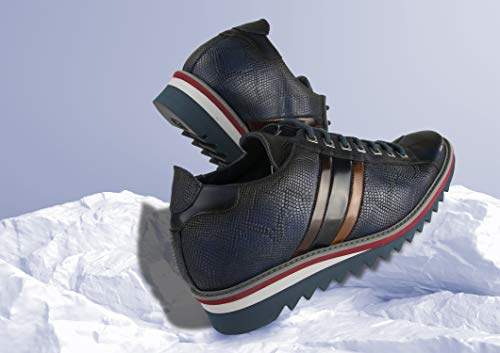 Zerimar Zapatos con Alzas Hombre | Zapatos Deportivos con Alzas Que Aumenta su Altura + 7 cm | Zapatillas Hombre de Vestir | Fabricados en España