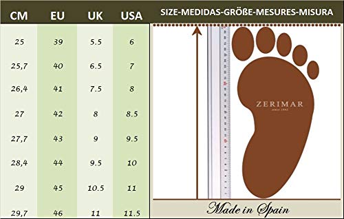 Zerimar Zapatos con Alzas Hombre | Zapatos Deportivos con Alzas Que Aumenta su Altura + 7 cm | Zapatillas Hombre de Vestir | Fabricados en España