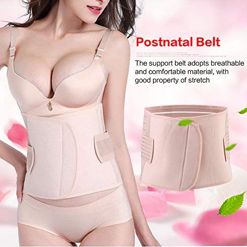 Zerodis Correa de Adelgazamiento Corporal, Banda de Envoltura de Vientre Postnatal Correa de Cintura de recuperación de Vientre de Cintura preparto de Embarazo para Mujeres Embarazadas(M)