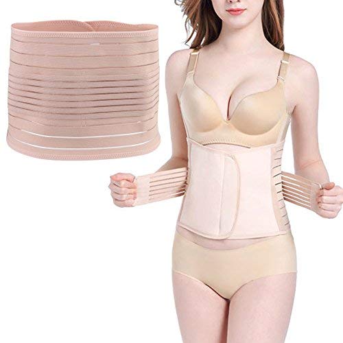 Zerodis Correa de Adelgazamiento Corporal, Banda de Envoltura de Vientre Postnatal Correa de Cintura de recuperación de Vientre de Cintura preparto de Embarazo para Mujeres Embarazadas(M)