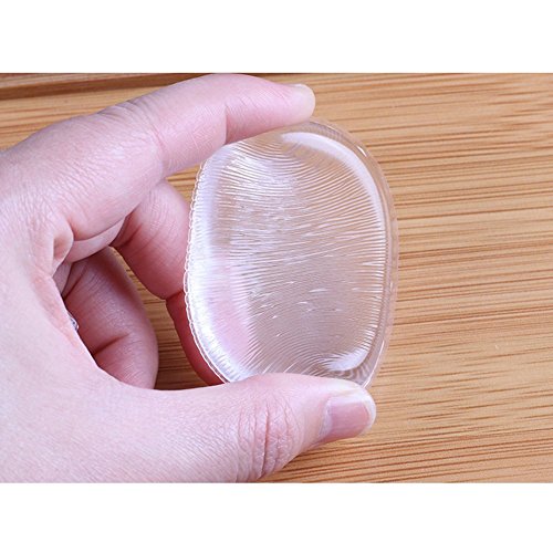 zesgood 5 unidades silicona maquillaje aplicador non-sponge polvo de Suzanne Lefebvre para líquido BB CC Creams Blush Corrector