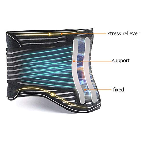 ZFF Soporte Lumbar Cinturón para Hombres Mujer Deporte & Trabajo Relacionado Inferior Espalda Dolor Alivio,Magnetoterapia (Tamaño : S)