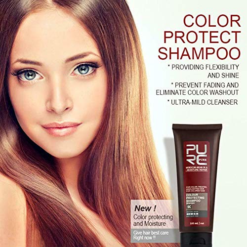 ZGL Color Revitalize Color Fade Protection Shampoo, Champú Nutritivo Suave con Color Care Complex Champú para el Cabello para Cabello Saludable y Teñido (1PC)