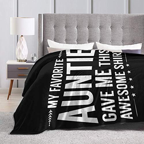 Zhangzx Mi Primo Favorito me DIO Esta Manta de Micropolar lanzada súper Suave hipoalergénica Cama de Felpa sofá Sala de Estar Dormitorio Regalos