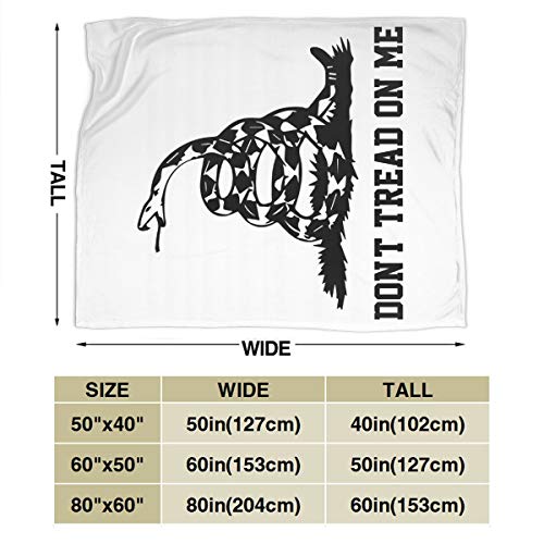 Zhangzx No me pises Manta de Forro Polar Micro Manta de Cama de Felpa hipoalergénica súper Suave Sofá Sala de Estar Dormitorio Regalos