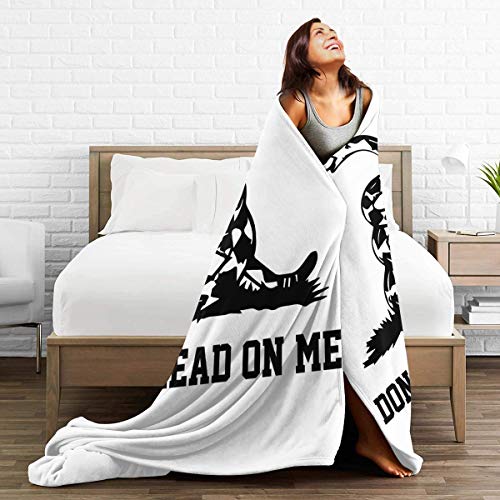 Zhangzx No me pises Manta de Forro Polar Micro Manta de Cama de Felpa hipoalergénica súper Suave Sofá Sala de Estar Dormitorio Regalos