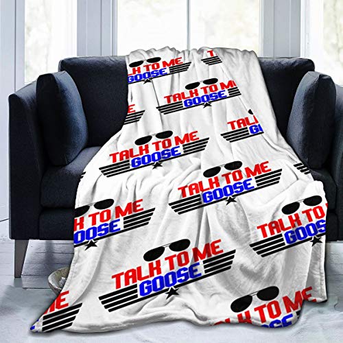 Zhangzx Talk To Me Goose Micro Fleece Blanket Throw Throw Super Soft Hipoalergénico Cama de Felpa Sofá Sala de Estar Dormitorio Regalos