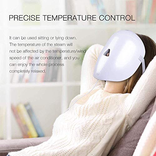 ZHDQ Vaporizador Facial Nano Iónico Spray de Agua Vapor Facial Dispositivo de Vapor para Limpieza Profunda, Cuidado de Piel para Salón de Belleza Y Hogar
